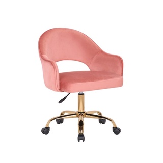 【舍&予家居】 Dinah黛娜輕奢絨布電腦椅 椅子 簡易安裝 質感傢俱 家居 咖啡廳使用 辦公室使用 北歐家具