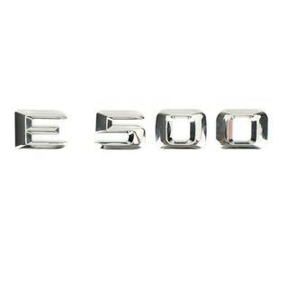 Mercedes-Benz E500 ABS 立體面 數字貼標-極限超快感