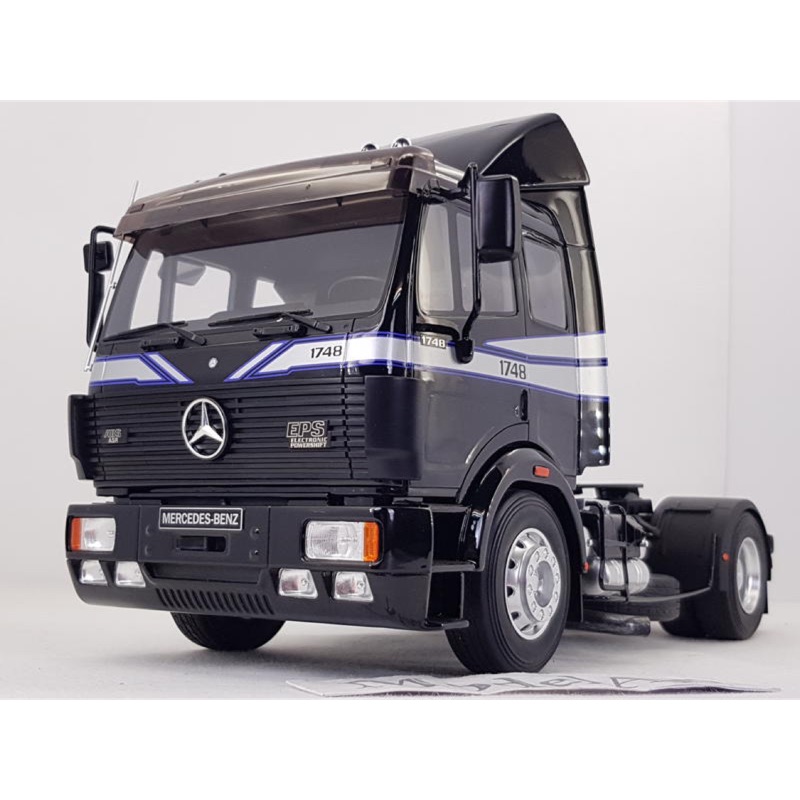 【模型車藝】1/18 OTTO Mercedes-Benz SK 1748 1990黑 曳引車/卡車頭 全球限量299台