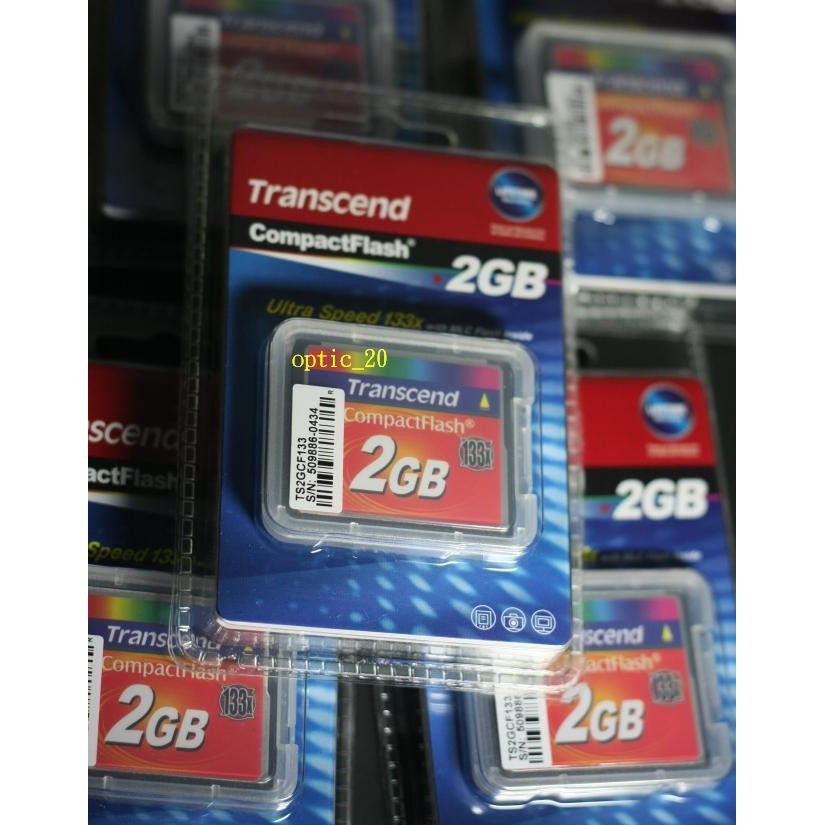 創見 Transcend 133X CF 2GB 2G 記憶卡 (全新品)