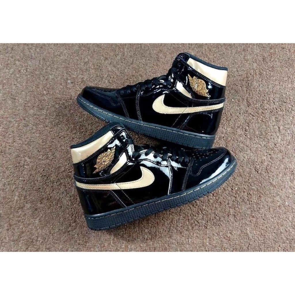 jordan 1 high og black gold