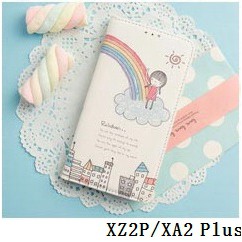 韓國彩繪皮套D152-7 Sony XZ2 Premium XA2 Plus 手機套手機殼保護殼保護套軟殼