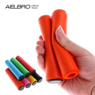 AIELBRO MTB 矽膠車把自行車握把矽膠減震防滑柔軟騎行