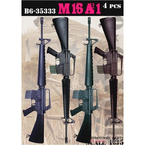 ≡MOCHO≡ 現貨 BRAVO 6 1/35 M16A1 組裝模型