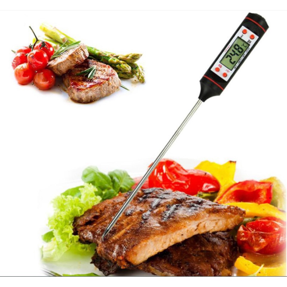 [有記錄功能] 食品溫度計 食物測溫器 熱水測溫器 測溫儀 烘培工具