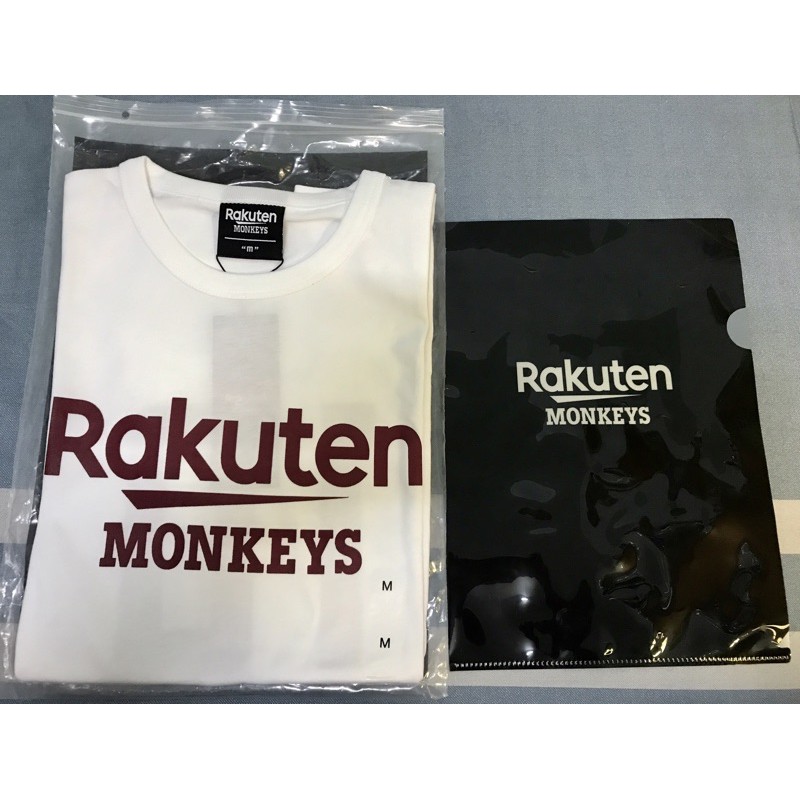 正品全新 Rakuten Monkeys 樂天桃猿 Lamigo 白色圓領T恤 size:M 背面背號:10