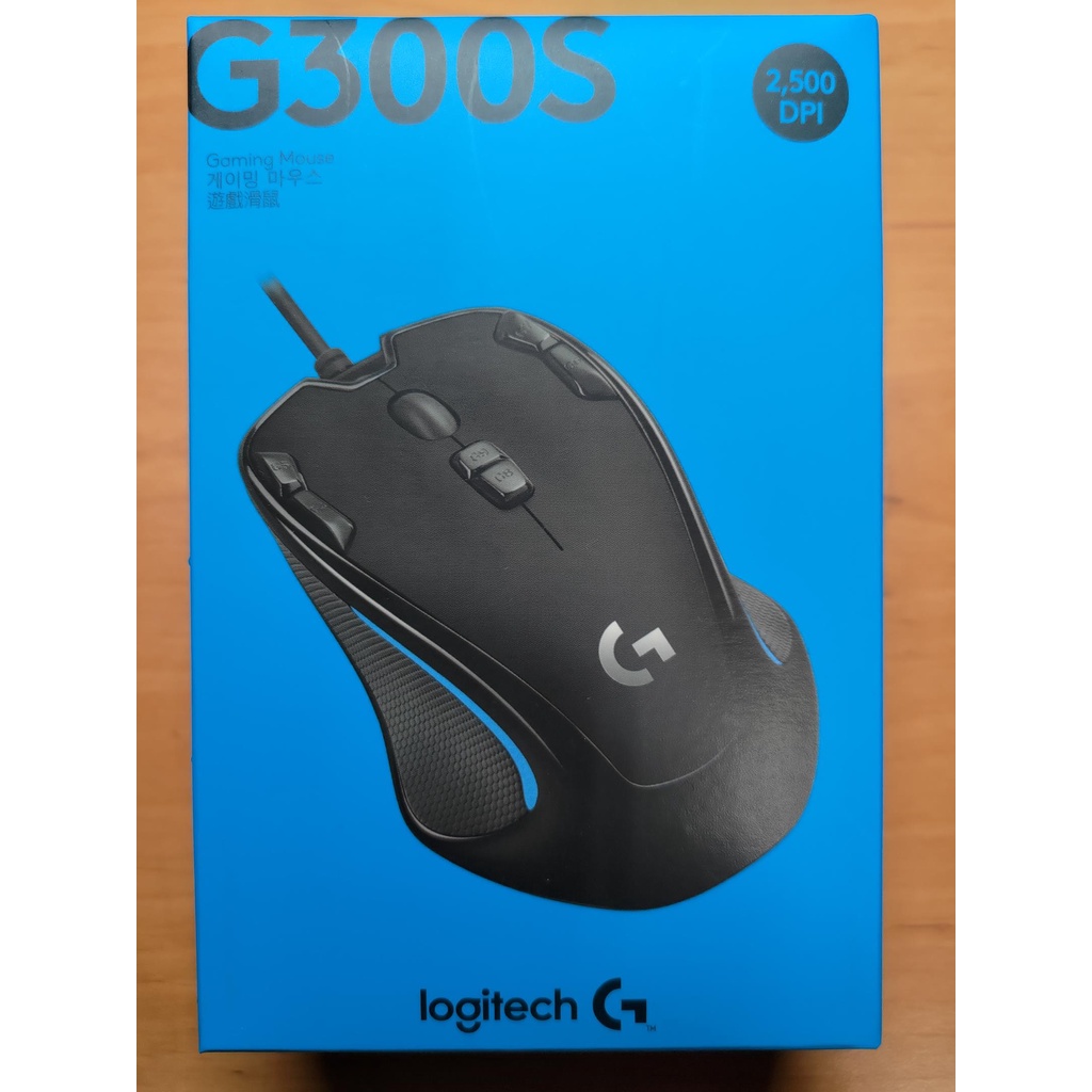 全新品 羅技 G300S 光學遊戲滑鼠 有線 2500 DPI 1ms 9個自訂按鈕 Logitech 台灣公司貨