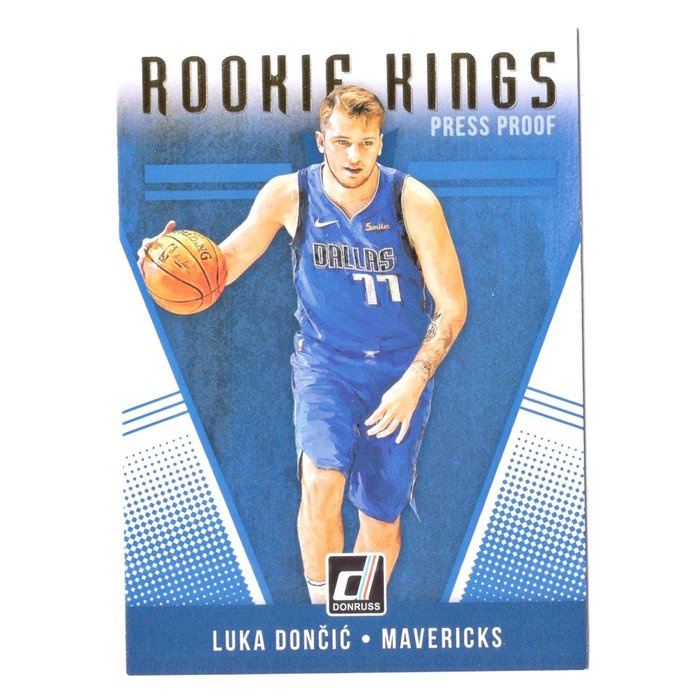 超難拆金版！(RC) Luka Doncic 必漲Donruss Rookie Kings Press Proof