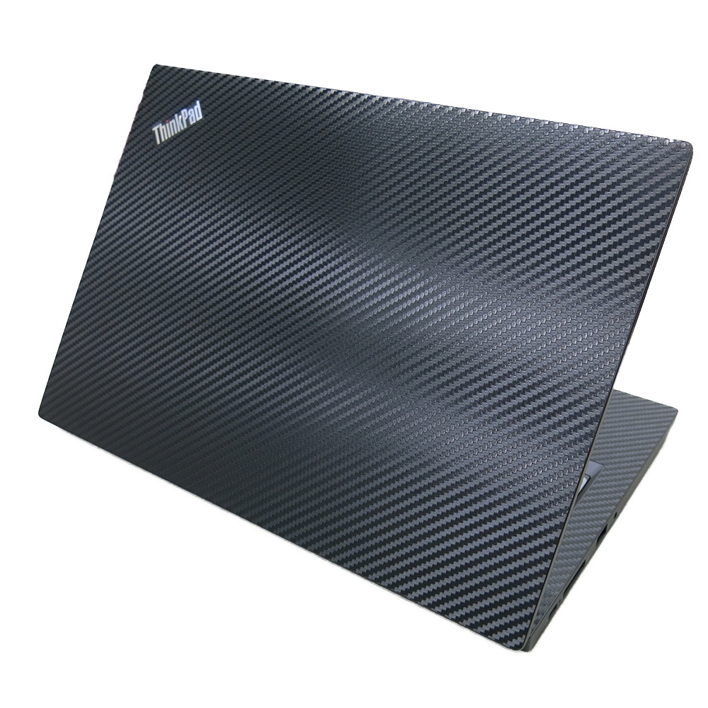 【Ezstick】Lenovo ThinkPad L13 Gen2 黑色卡夢紋 機身貼 (含上蓋+鍵盤週圍+底部)
