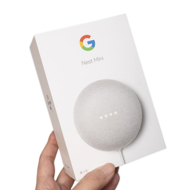 Google Nest Mini 2中文化智慧音箱 (粉炭白) 未拆封新品 贈Tp-link Wi-Fi 智慧插座