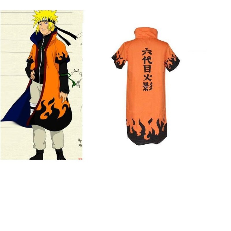 在台現貨 Cosplay火影忍者六代目火影披風鳴人披風 蝦皮購物