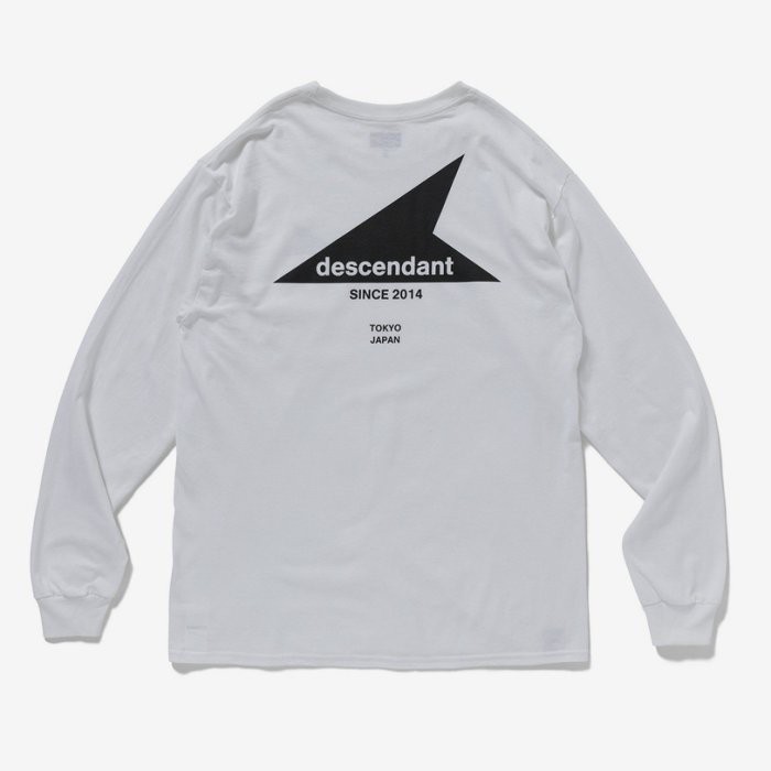 22aw DESCENDANT MOUNTAIN RANGE LS 白 L - Tシャツ/カットソー