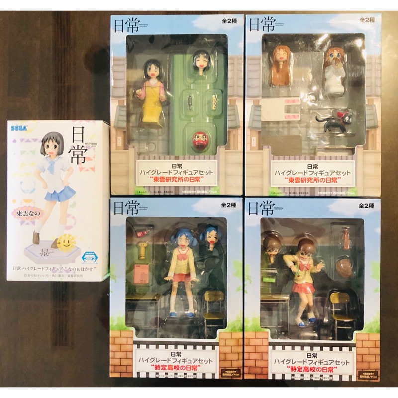正版景品時定高中日常場景組公仔模型東雲名乃東雲相生祐子水上麻衣博士長野原美緒 蝦皮購物