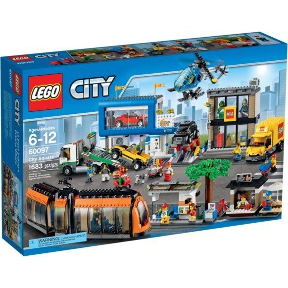 限宅配【積木樂園】樂高 LEGO 60097 City系列 城市廣場