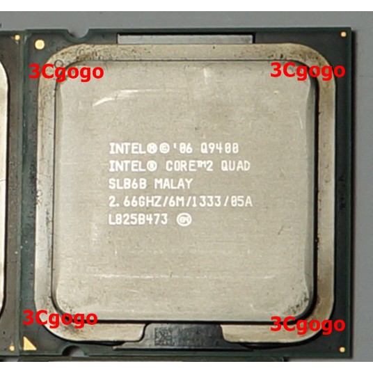 【優質二手良品】Intel Core2 Quad Q9400 2.66GHz/6M 四核 775 1333 CPU無風扇