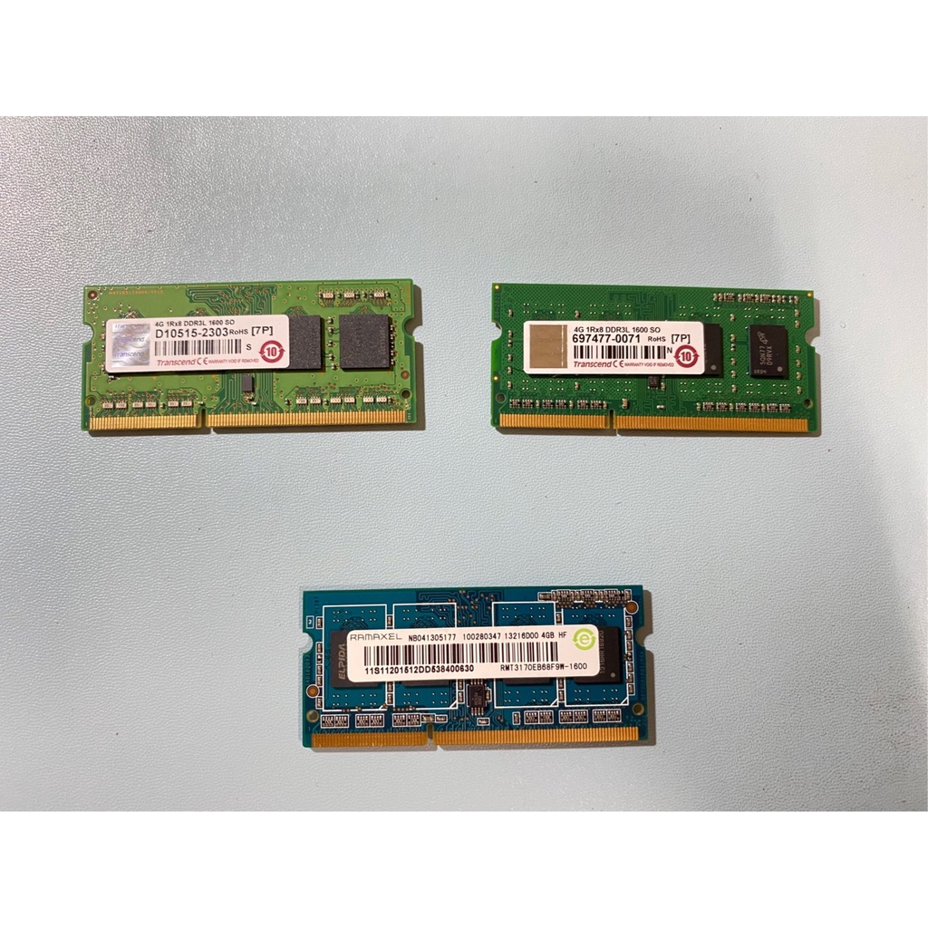 筆電用 DDR3-1600 4G記憶體