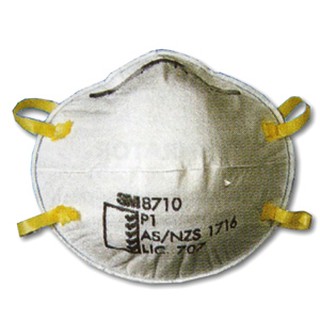 3m 8710 工業 防塵口罩 成人 碗型 防塵口罩 微細粉塵 20個/盒