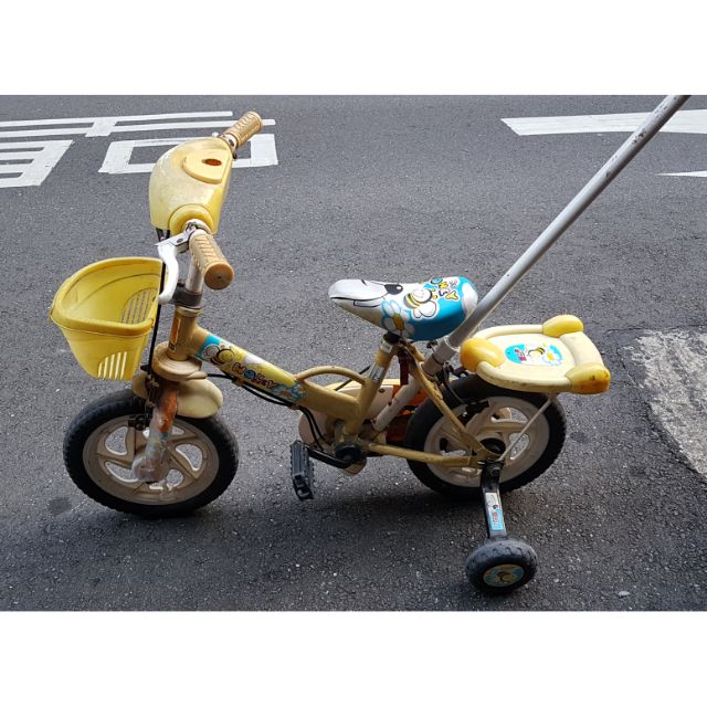 阿成小舖 二手兒童12吋四輪二輪腳踏車 蝦皮購物