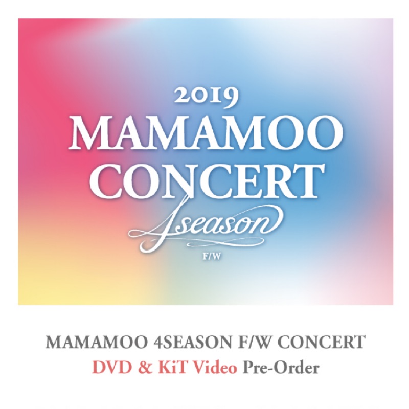 爆売り！ 2019 MAMAMOO ママム コンサート 4season F W DVD fawe.org