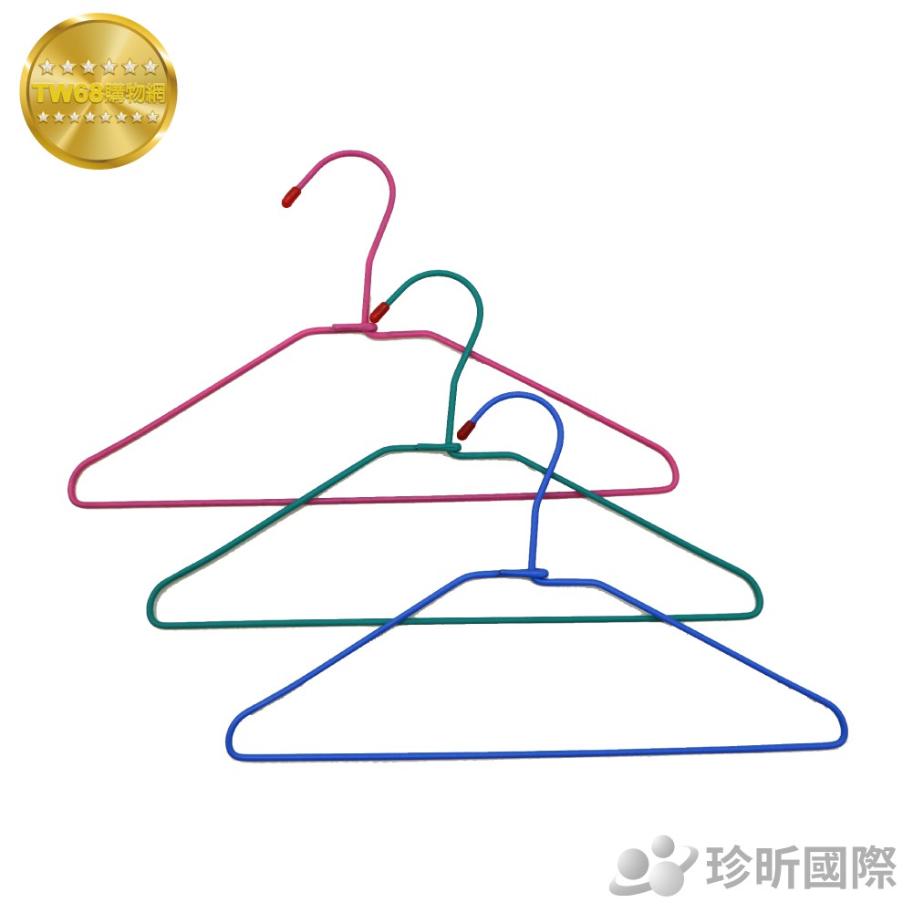 迷你衣架 台灣製  一包10支 顏色隨機出貨 長約30.5cm 寬約15.5cm 衣架 曬衣架 晾衣架【TW68】