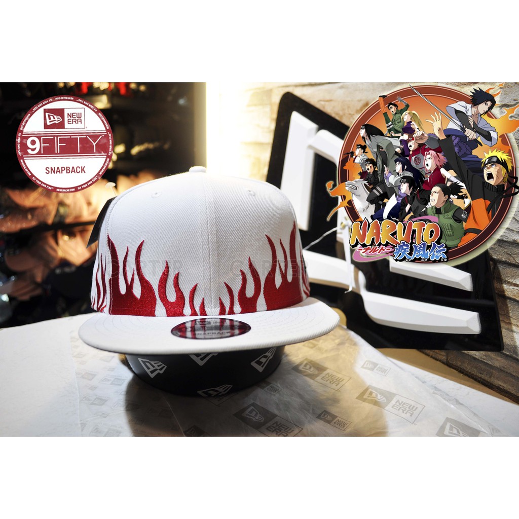 特價New Era x Naruto Naruto 9Fifty White Snapback 火影忍者火影白色後扣可調