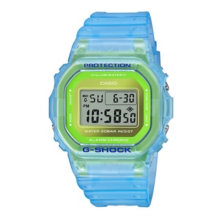 CASIO G-SHOCK DW-5600LS-2 夏季必備半透明螢光流行腕錶