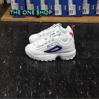 TheOneShop FILA DISRUPTOR 老爹鞋 白色 小白鞋 厚底鞋 增高鞋 休閒鞋 皮革 鋸齒 厚底 增高