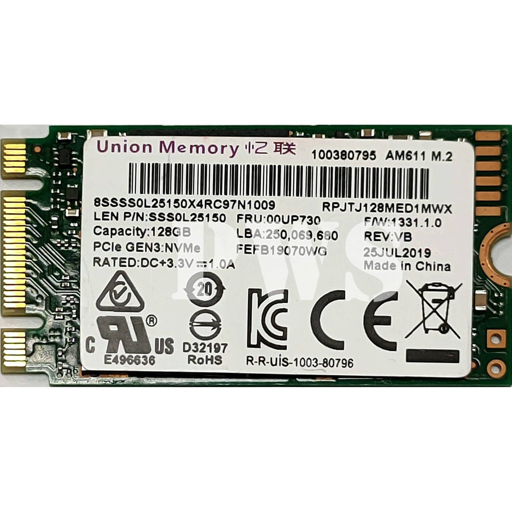 ☆【LENOVO原廠Union Memory 128G 128GB 2242 NVME PCIE SSD 固態硬碟】☆ | 蝦皮購物 ☆【LENOVO原廠Union Memory 128G 128GB 2242 NVME PCIE SSD 固態硬碟】☆ | 蝦皮購物