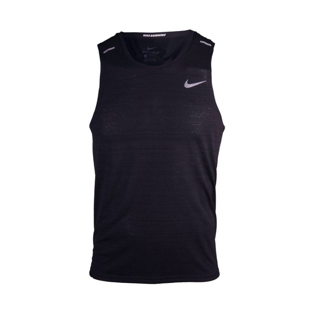 [Nike] 男款運動透氣背心 透氣排汗 慢跑 黑色 CU5983010《曼哈頓運動休閒館》