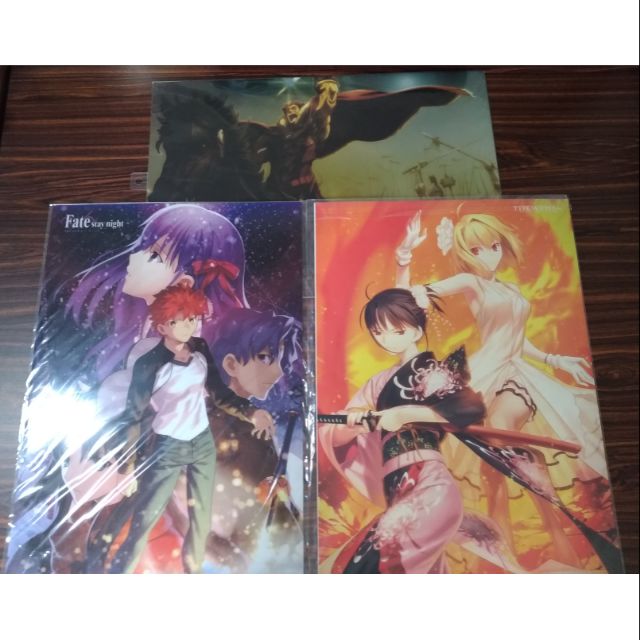 搬家清空間 Fate Stay Night 海報塑膠墊板fgo 間桐櫻衛宮士郎遠板凜賽巴 蝦皮購物