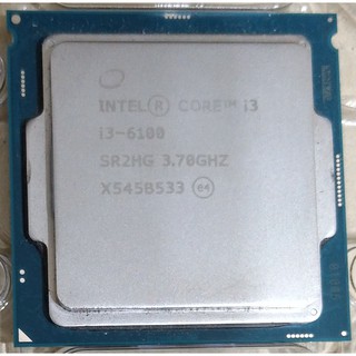 Intel core 六代/七代 i3-6100 7100 CPU (1151 腳位) 無風扇