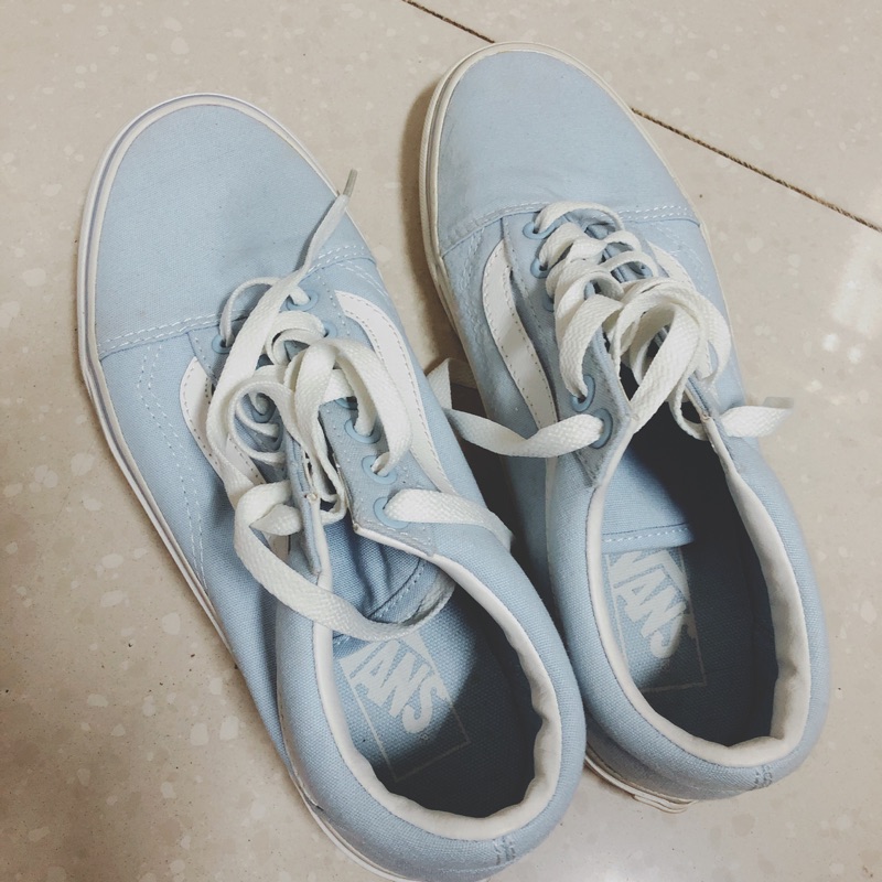 vans old skool damen baby blue