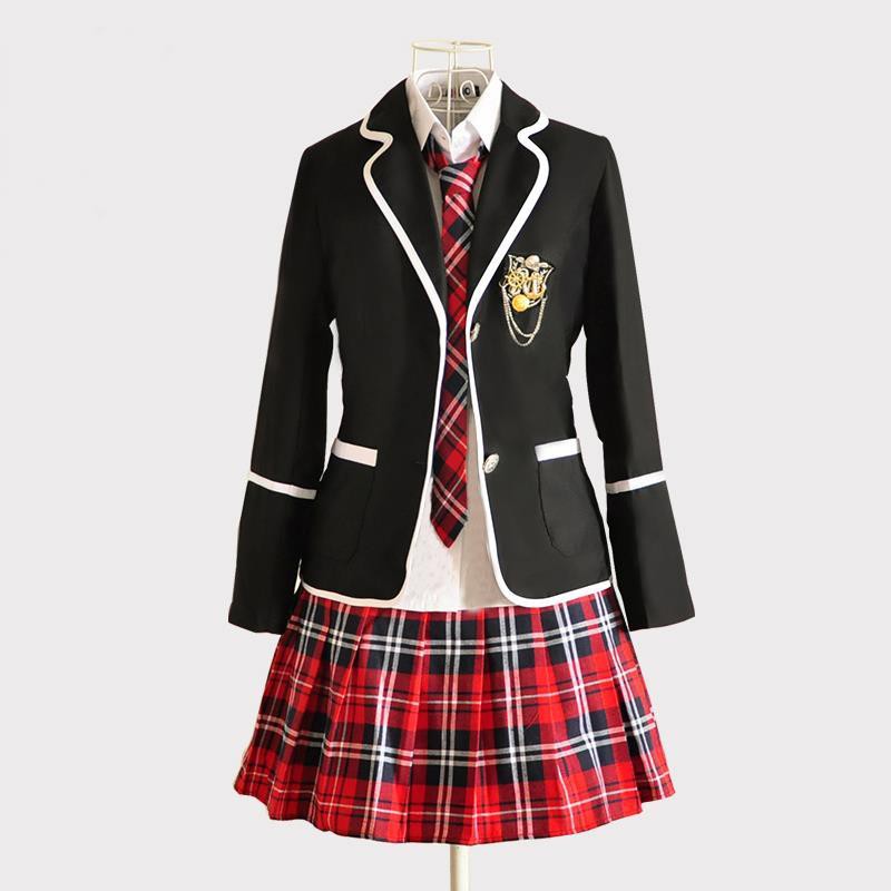 班服 英倫校服 英倫風學院風校服套裝韓國中學jk制服女子中學生高中班服秋季套裝 蝦皮購物