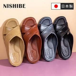 【日本NISHIBE】男款萬用防滑拖鞋（交叉）居家拖鞋 便鞋 日本拖鞋 外出拖鞋 浴室拖鞋 陽台拖鞋
