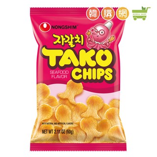 韓國農心章魚風味餅60g【韓購網】