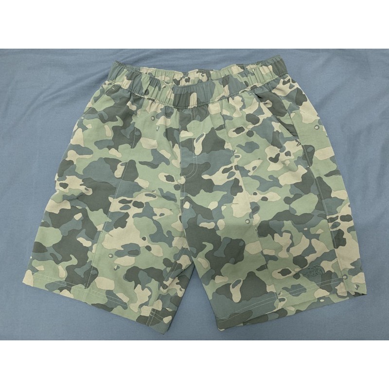 the north face TNF 迷彩短褲 防潑水 m號