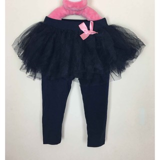 【MONKEY BABY 】熱賣追加款超澎蕾絲澎澎裙裝飾長褲 褲裙(21256)