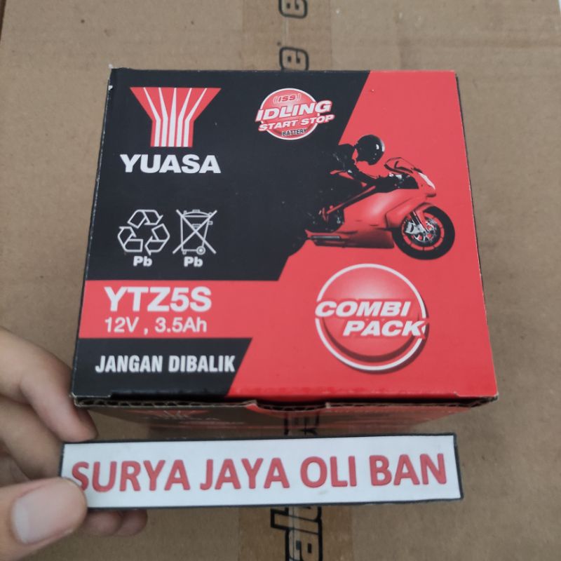 原裝湯淺ytz5s摩托車乾電池