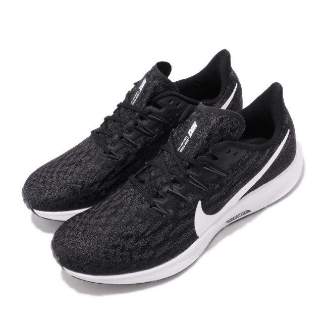 【NIKE 耐吉】慢跑鞋 Zoom Pegasus 36  運動 男鞋 球鞋 黑 白AQ2203-002