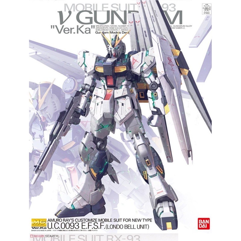 BANDAI 鋼彈 MG 1/100 RX-93 Nu鋼彈 GUNDAM Ver.Ka 牛鋼 卡牛 v鋼彈