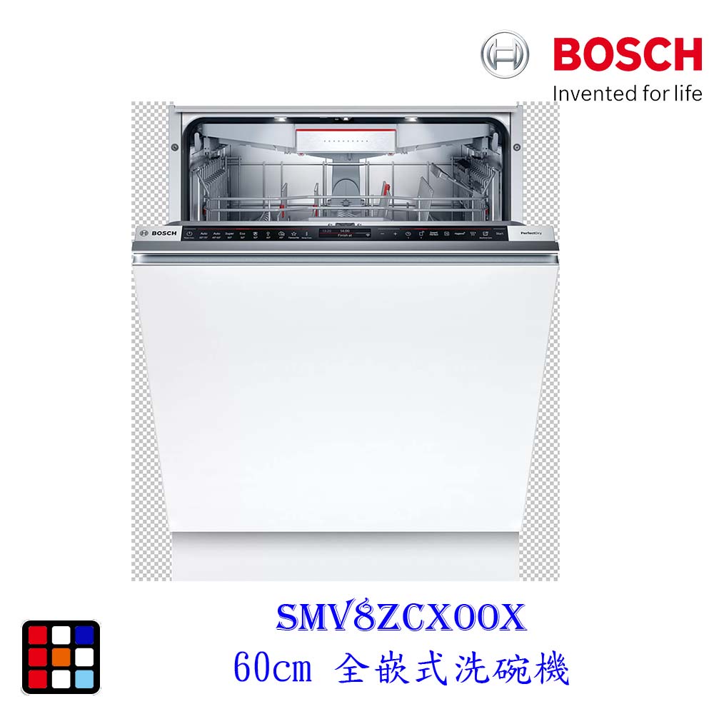 BOSCH 博世 SMV8ZCX00X 8系列 全嵌式 沸石 60cm 洗碗機 110V 1