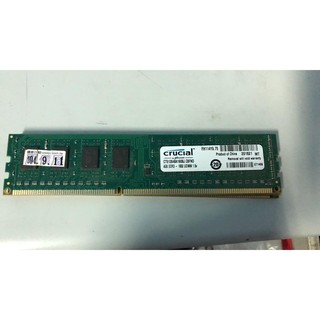 桌機記憶體 MICRON美光 DDR3 1600 4G單面