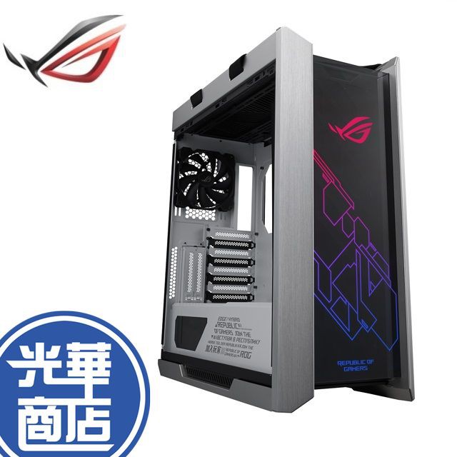 免運直送【限量白】ASUS 華碩 ROG Strix Helios GX601 WE 潮競白 電腦機殼 RGB 鋼化玻璃