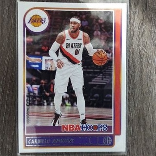 2021-22 Hoops Red Backs 洛杉磯湖人隊 Carmelo Anthony 背面紅色平行卡
