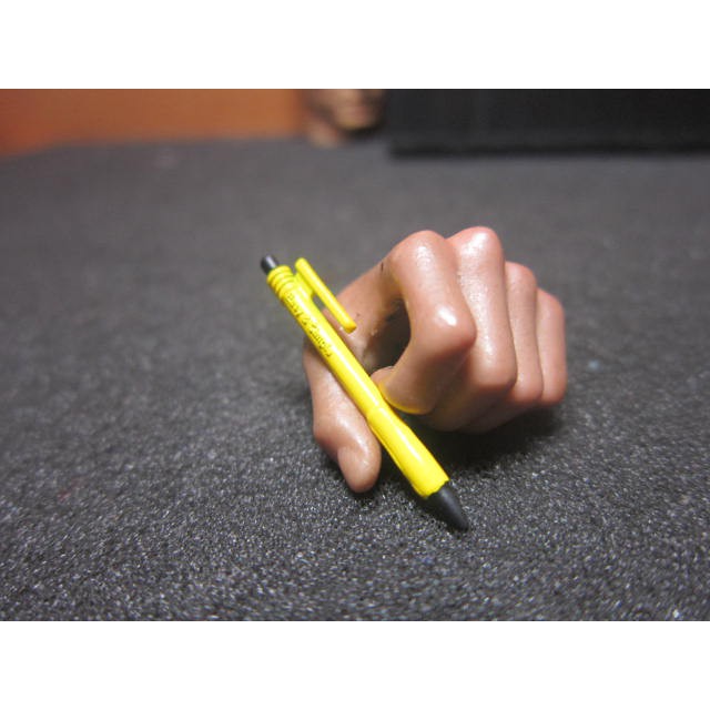 U1參一文書單位 ES黃色L款1/6似自動鉛筆模型一支 mini模型