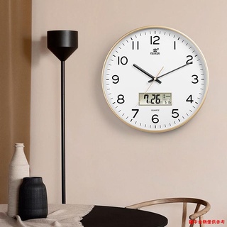 秒發☸☼☢霸王(POWER)創意簡約石英鐘掛牆鐘錶客廳臥室靜音掛鐘北歐風時鐘
