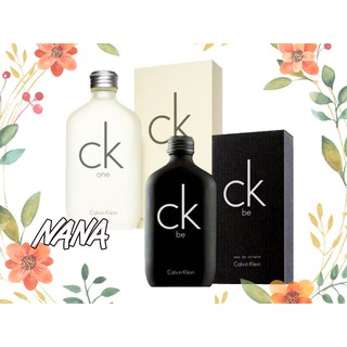 ◆NANA◆Calvin Klein CK BE CK ONE 中性淡香水 100ML / tester 兩款任選