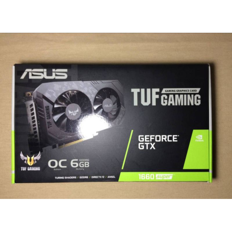 售 ASUS TUF Gaming GeForce® GTX 1660 SUPER™ OC 版6GB GDDR6