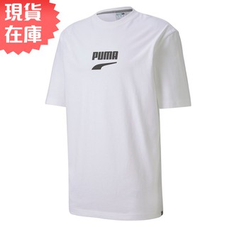 PUMA 男裝 短袖上衣 純棉 透氣 歐規 白【運動世界】59636752