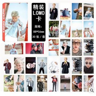 BTS防彈少年團 個人款 金南俊 RAPMONSTER 花樣年華Part2 LOMO卡 套裝一套30張 BTS小卡